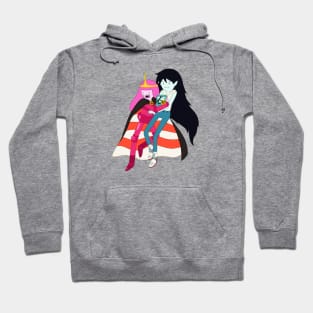 Marceline, Bubblegum, BMO and Jake Hoodie